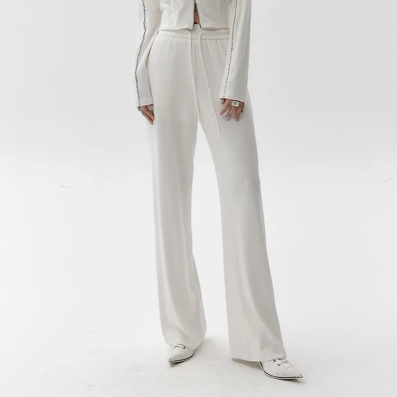 PP Knitted Sweatpants Women's Ecru-3