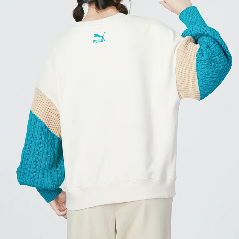 PUMA Sweatshirts Women's White-2