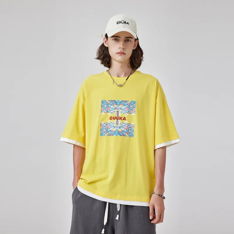 Guuka T Shirts Men Lemon-4