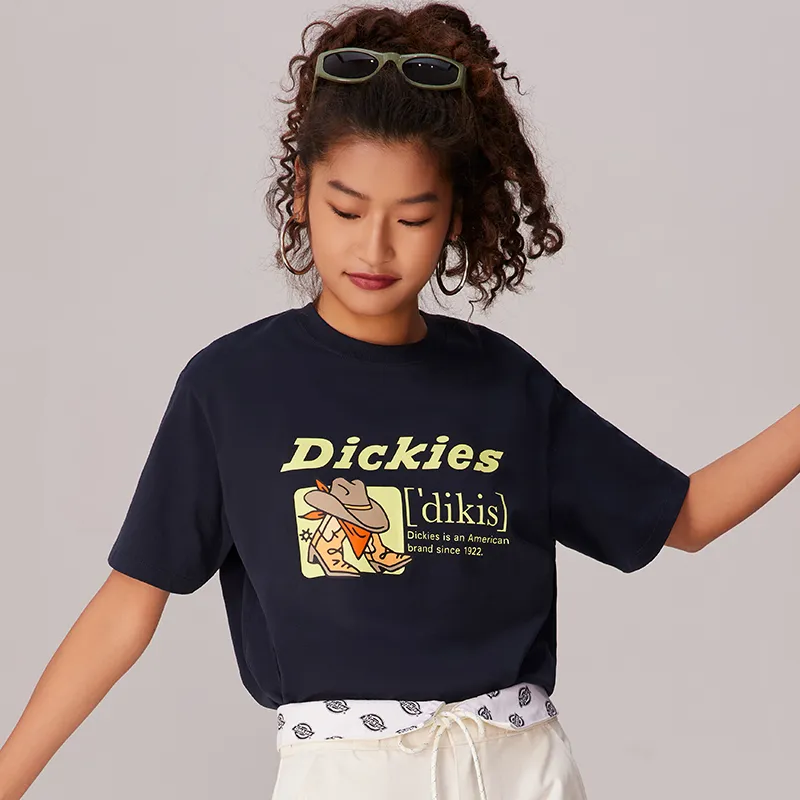 Dickies T Shirt Unisex Navy Blue-1