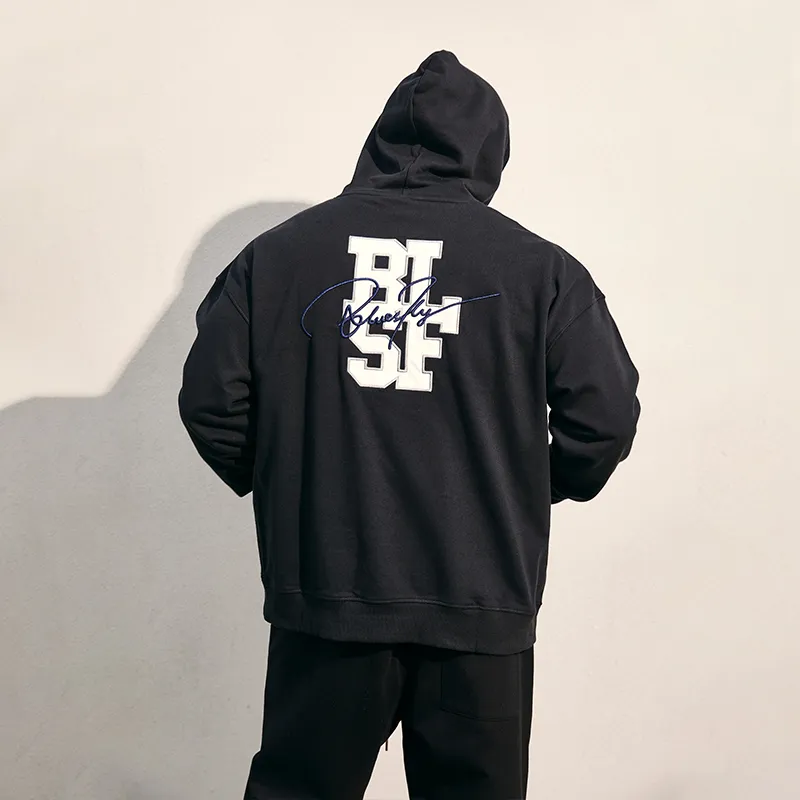 BLUESFLY Sweatshirts Men Black-3