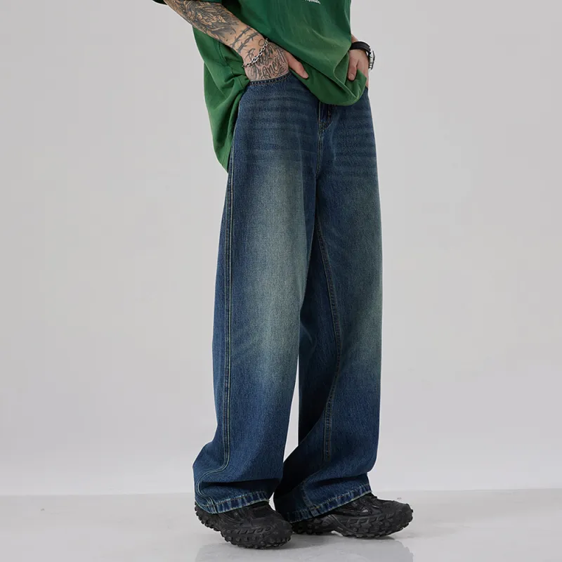JASONWOOD Cowboy On The Run Jeans Unisex Vintage Blue-6