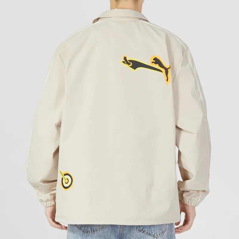 PUMA Classics Street Sport Woven Jacket Men's Ecru-4