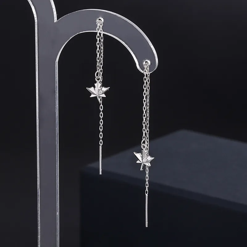 LISM S999 Fine Silver Drop Earrings Women's-2
