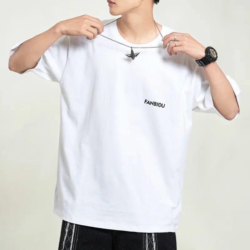 FANBIOU Fire-print Unisex T-shirt-13