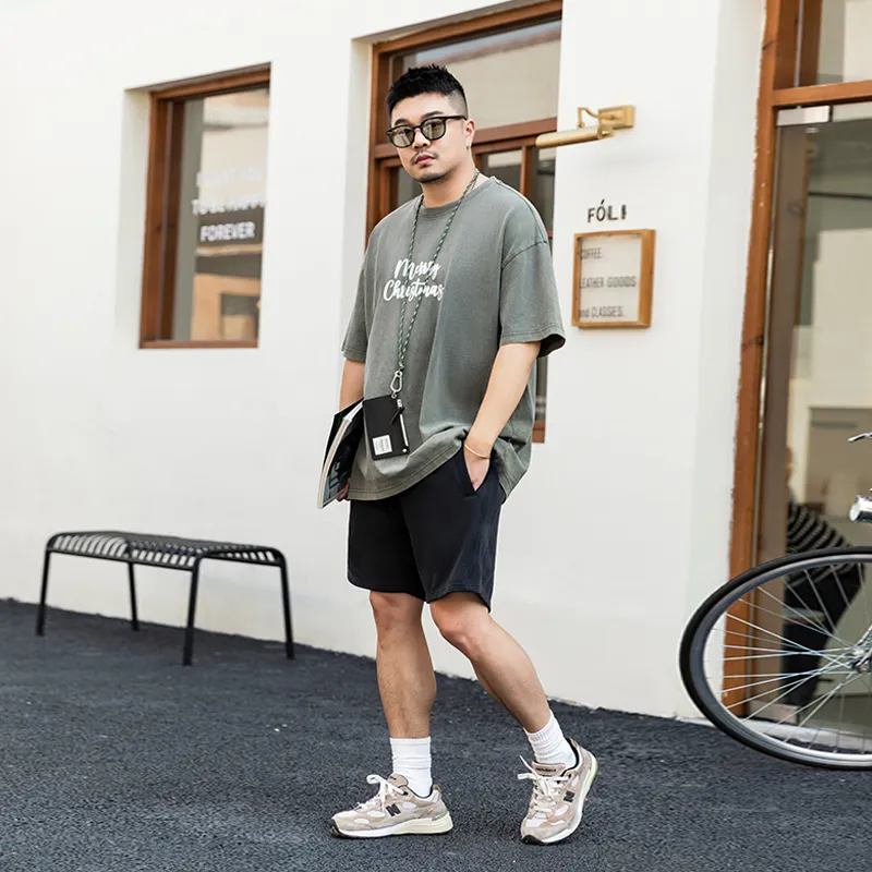 WAYNEXZAVIER Casual Shorts Men Black-6