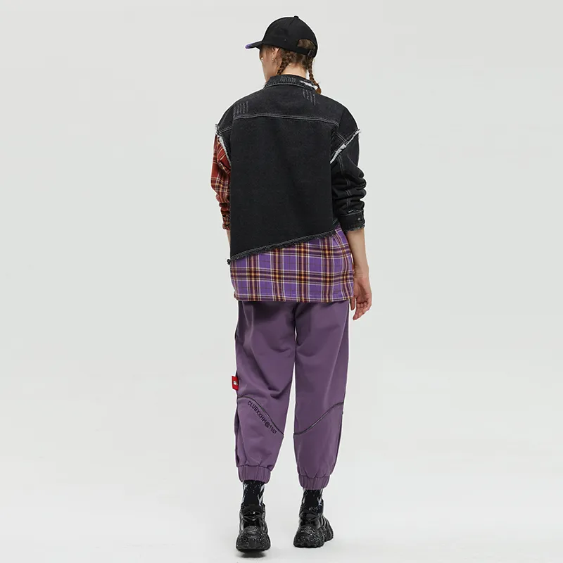 Clubxxhh Loose Fit Denim Jacket Unisex Black-3