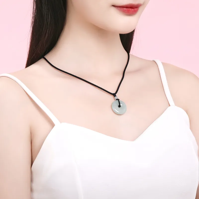 Qing Yi Glutinous Jade Jadeite Pendants Unisex-1