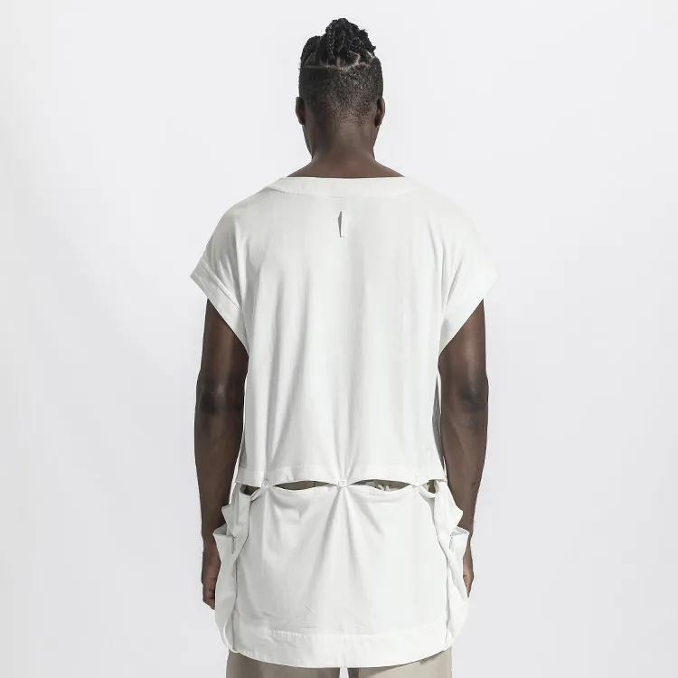 NORVINCY Comfortable And Breathable Sleeveless Crew Neck T Shirt Unisex-7