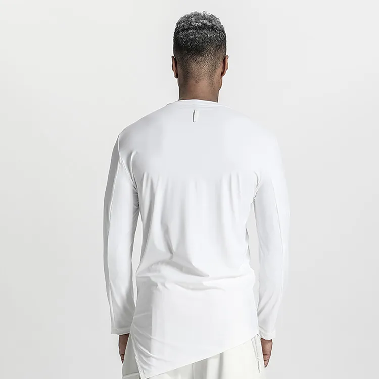 NORVINCY Comfortable And Breathable Sweat Wicking Stretch Long Sleeved T Shirt Unisex-5