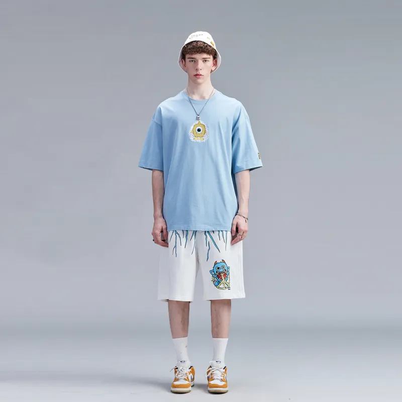 Guuka Casual Shorts Men White-2