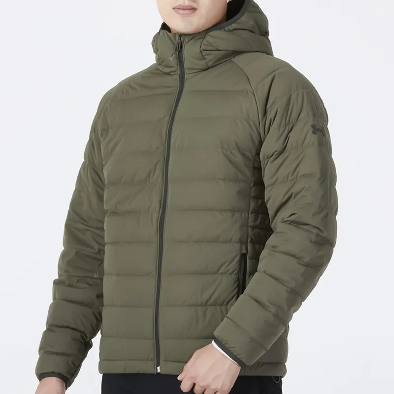 Under Armour Down Jackets Men Army Green-3