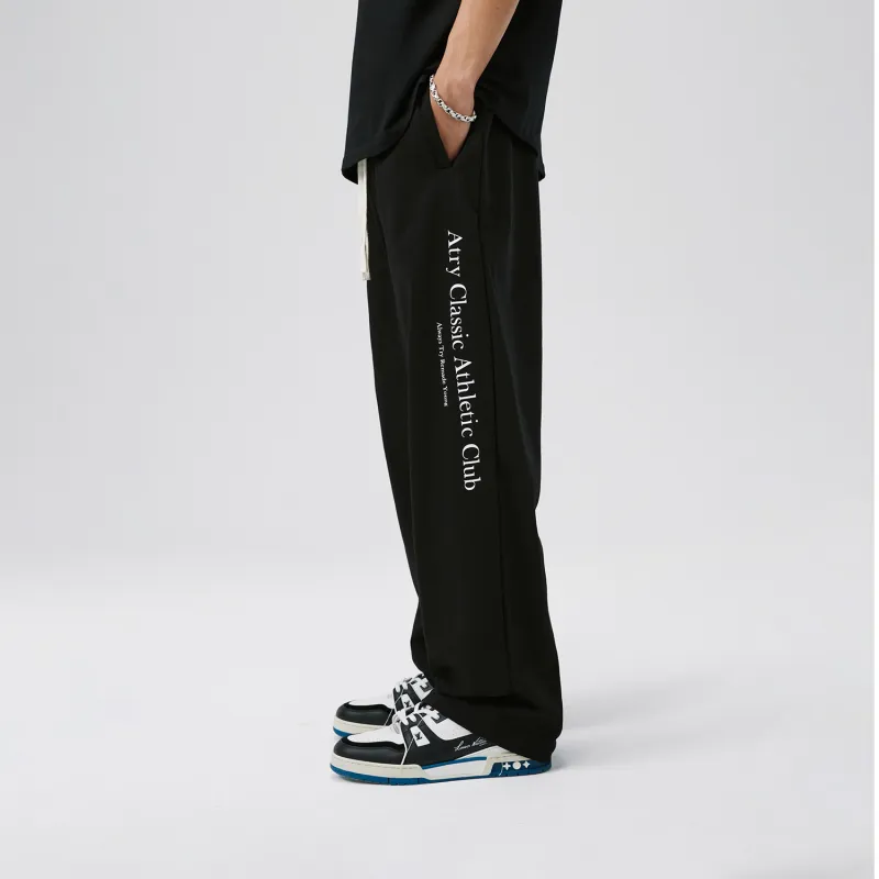 Atry Alphabet Slogan Series Casual Pants Men-7