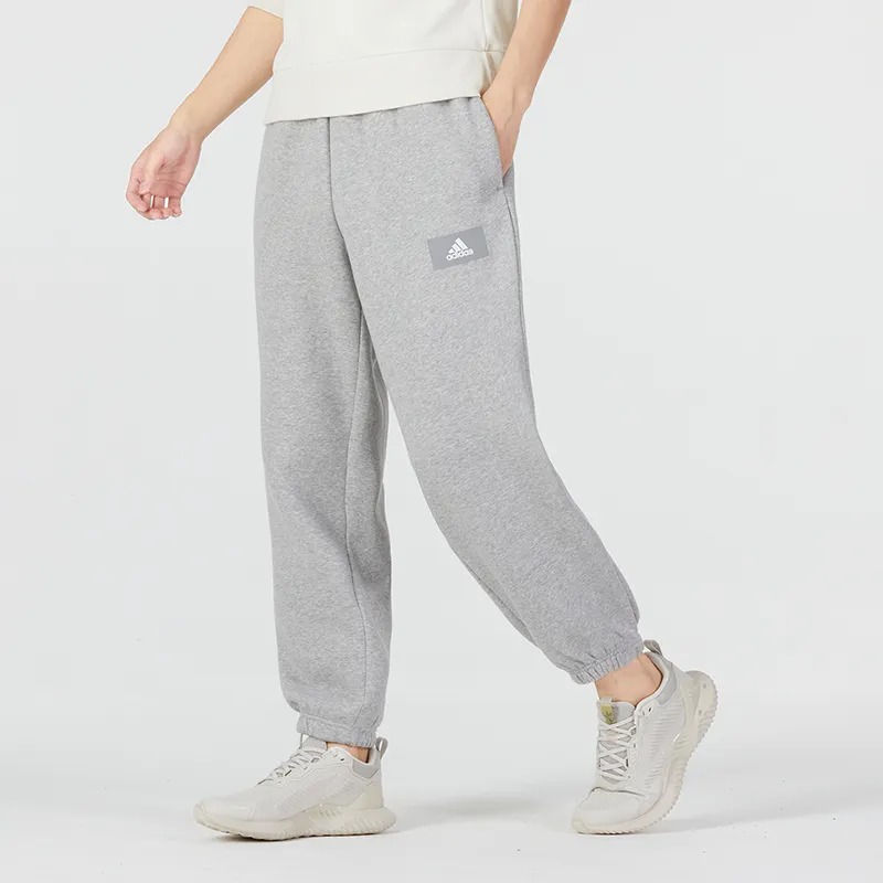 Adidas Knitted Sweatpants Men's Gray-3