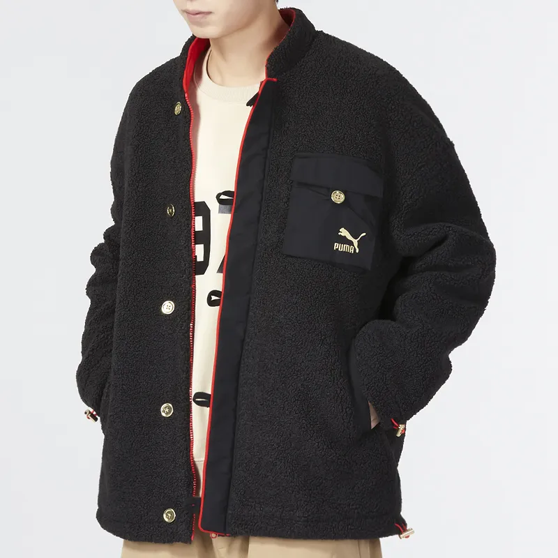 PUMA CNY Puffer Jackets Men Black-4