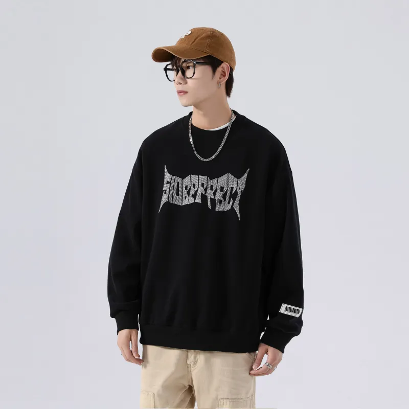 SIDEEFFECT Crew Neck Loose Fit Regular Sweatshirt Unisex-2
