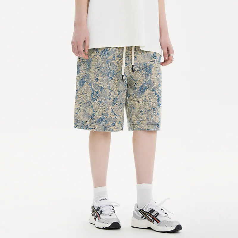 BEETLE TOWN Denim Shorts Unisex-13