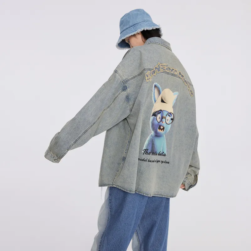 EPTISON Shirts Unisex Denim Gray Blue-3