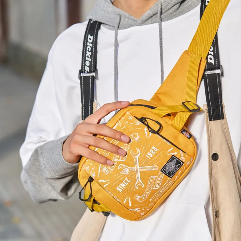 Dickies Polyester Waist Bag Chest Bag Regular Unisex Orange-2