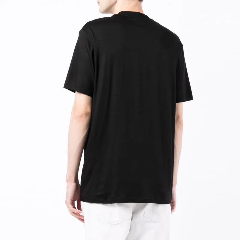GIORGIO ARMANI T Shirts Men Black-2