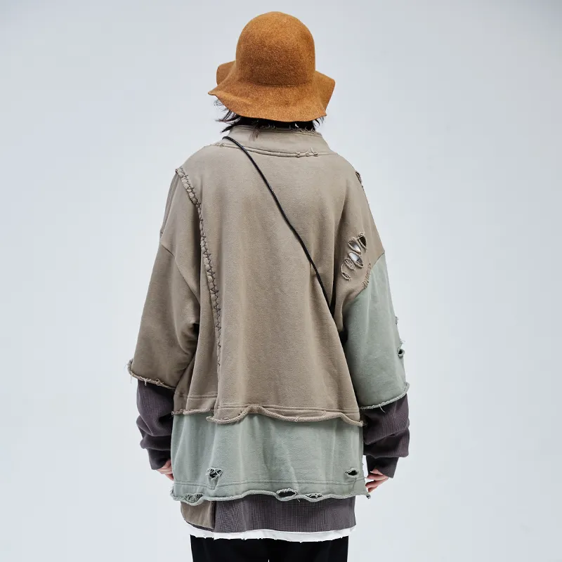 A SQUARE ROOT Sweatshirt Unisex Camel-3