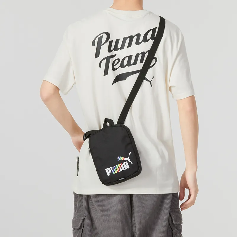 PUMA Fabric Crossbody Bag Small Size Unisex Black-4