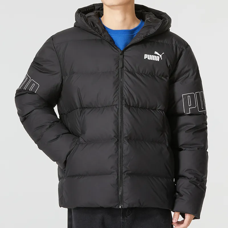 PUMA Down Jackets Men Black-2