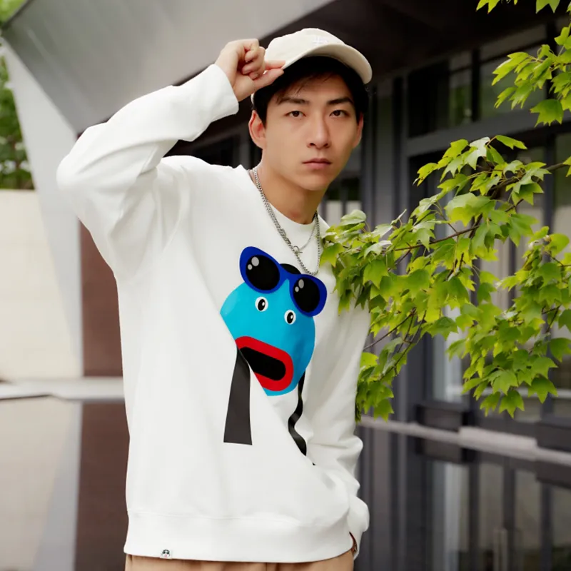 Thankque Sweatshirts Unisex White-2
