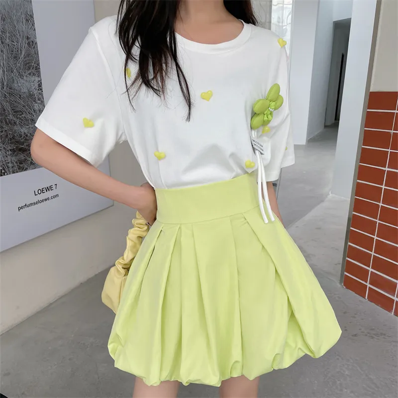 CLOUD SEASON Casual Short Skirts Women's-4