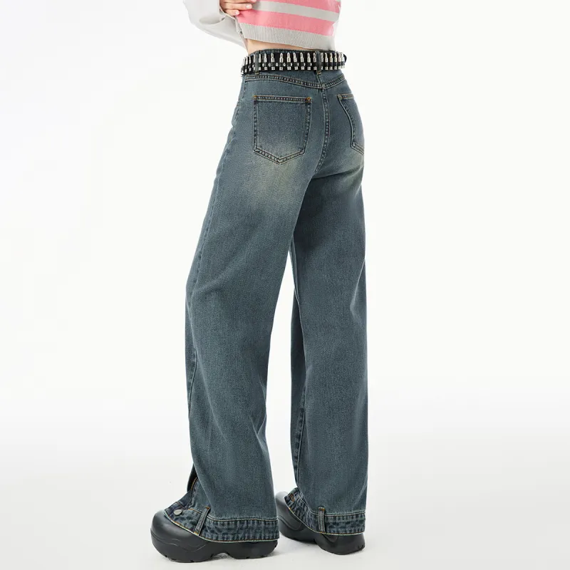 EPTISON WOMAN Jeans Women's Vintage Denim Blue-3