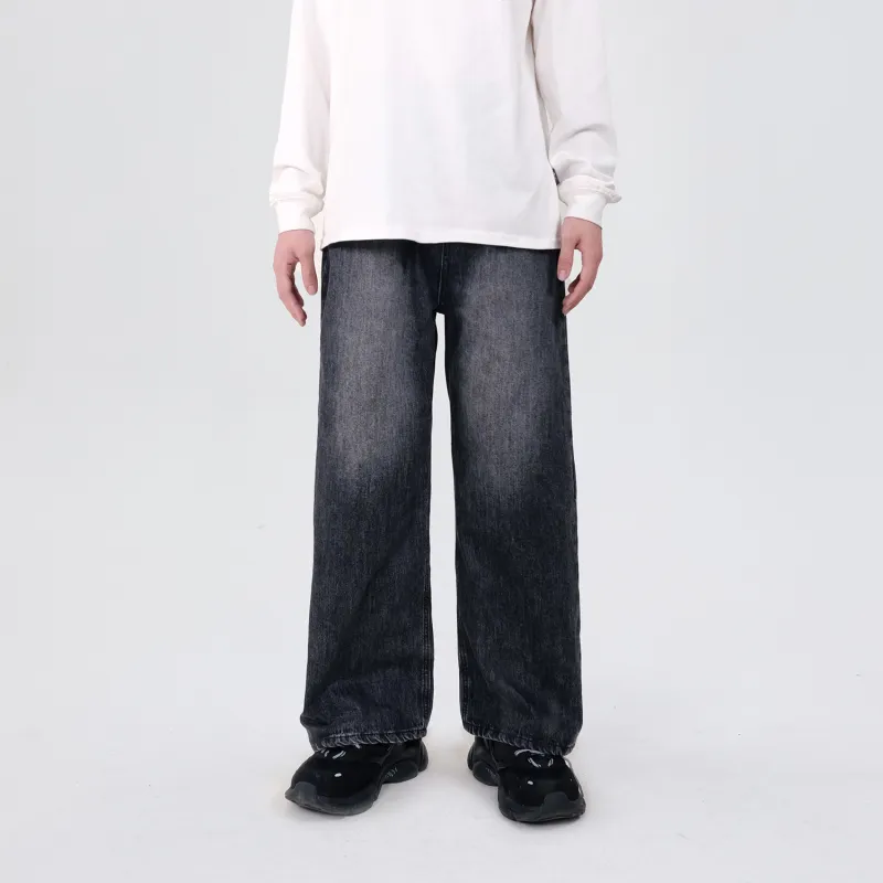 LBPC Straight Jeans Unisex Dark Gray-2