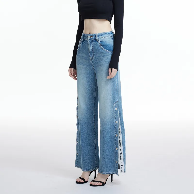 LIUREGALI Jeans Women's Sky Blue-5