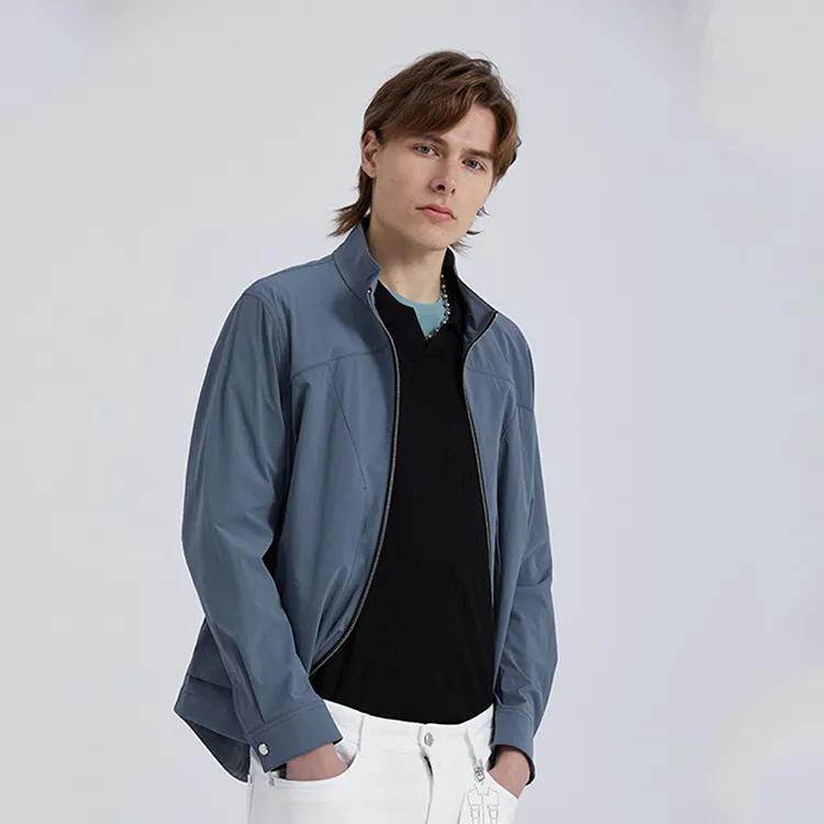 DAVID NAMAN SS22 Jacket Men's Blue-3