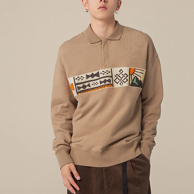 Penfield Sweatshirts Men Khaki-4
