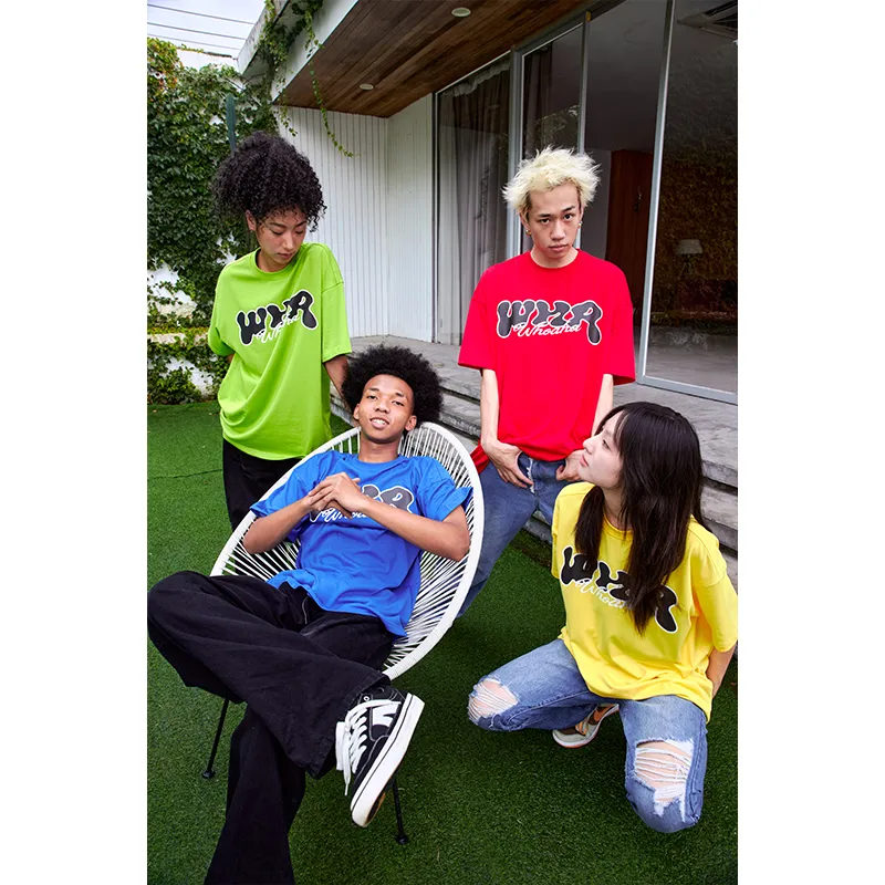 WHOA HA! Drop Shoulder Sleeve T Shirt Men's-6