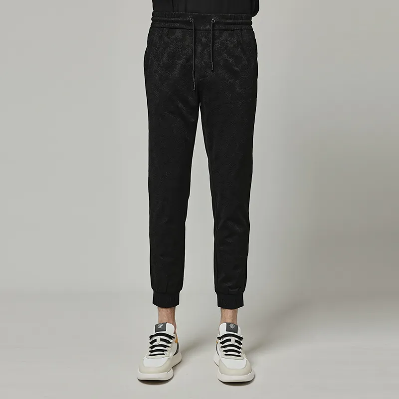 RARE Knitted Sweatpants Men's Black-3