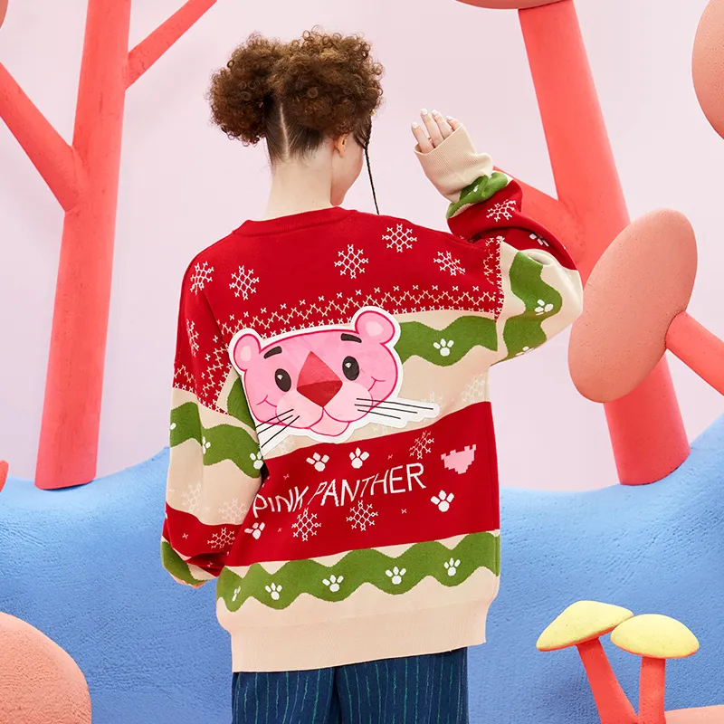 LIT LAB LIT LAB X PINK PANTHER Sweaters Unisex-2