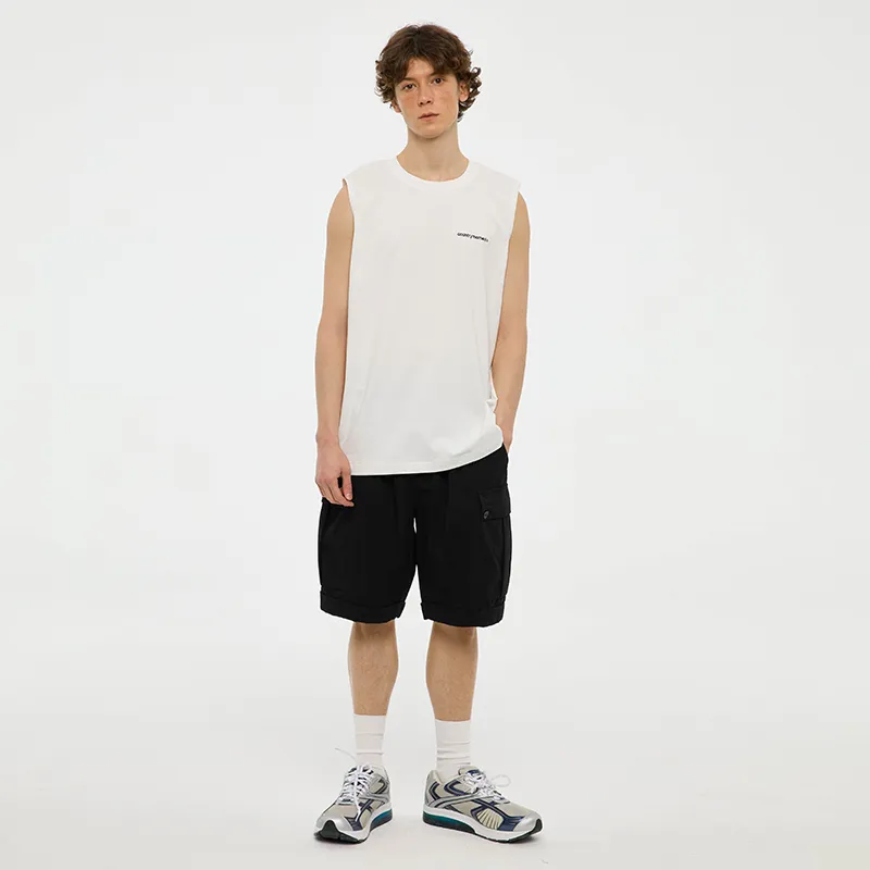 COUNTRY MOMENT Cargo Shorts Men Black-5