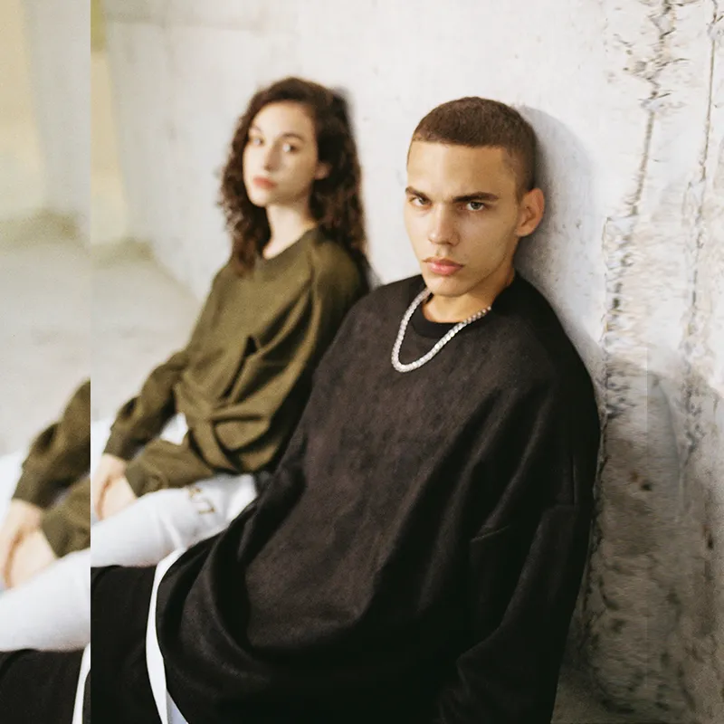 BTW Crew Neck Loose Fit Sweatshirt Unisex-13