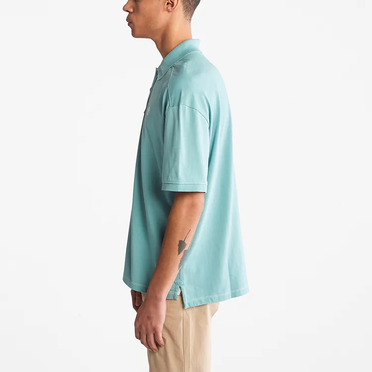 Timberland Polo Shirt Men's Ore Blue-4