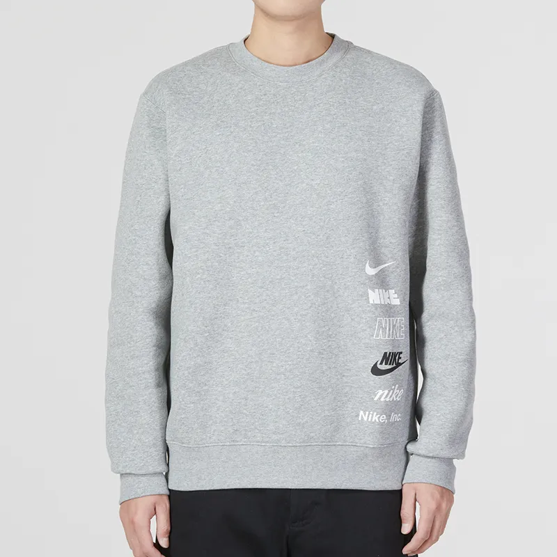 Nike Sweatshirts Men Gray-3