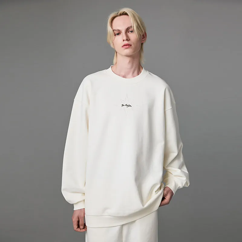 YLDP Sweatshirts Unisex White-2