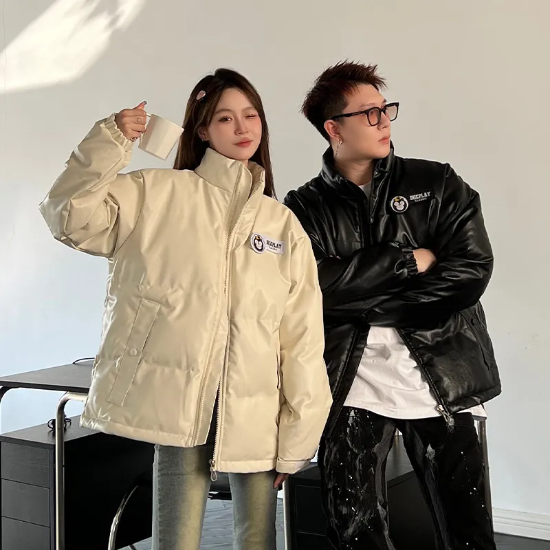 DUEPLAY x LIRENBO Stand Collar Loose Fit Puffer Jacket Unisex-2