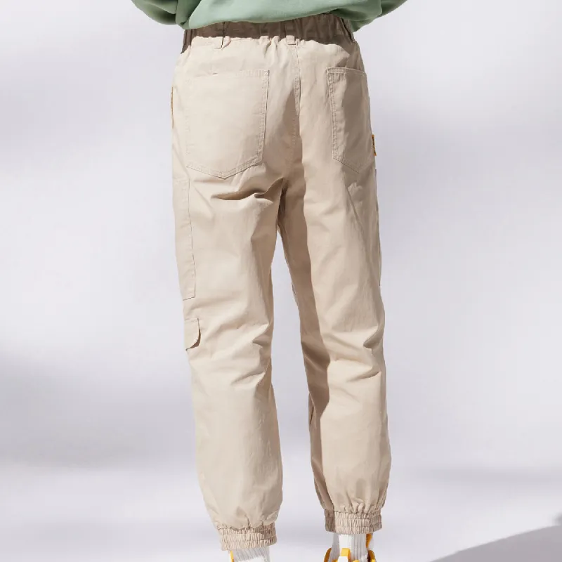 CAT Knitted Sweatpants Unisex Light Khaki-3