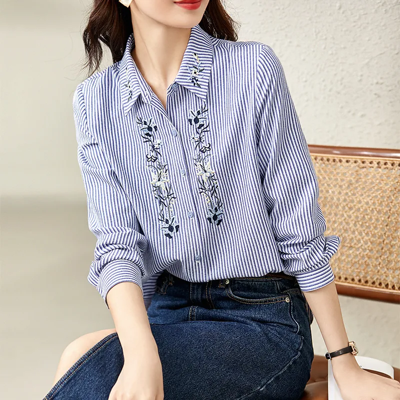 SENTUBILA Shirts Women's Blue-4