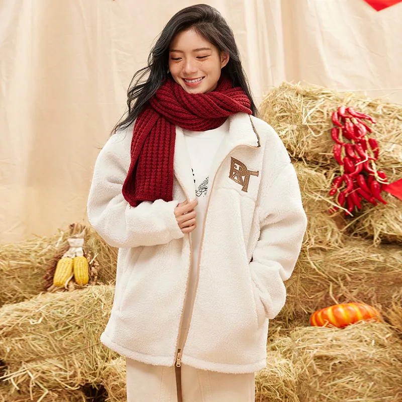 PEAK Velvet Jackets Unisex White-3