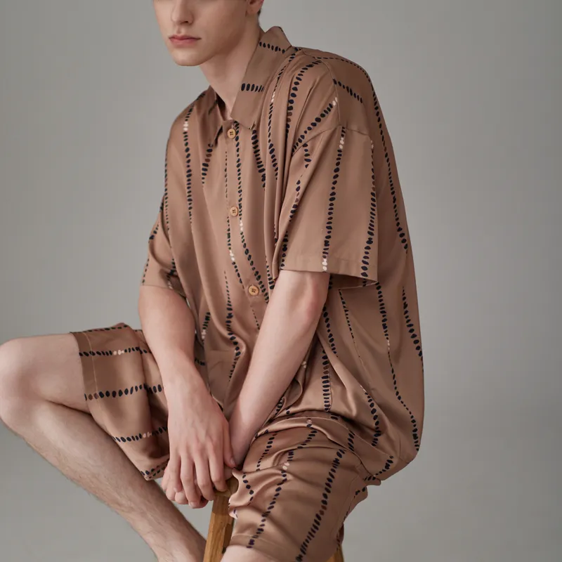 Same Language Pajamas Men's Camel-2