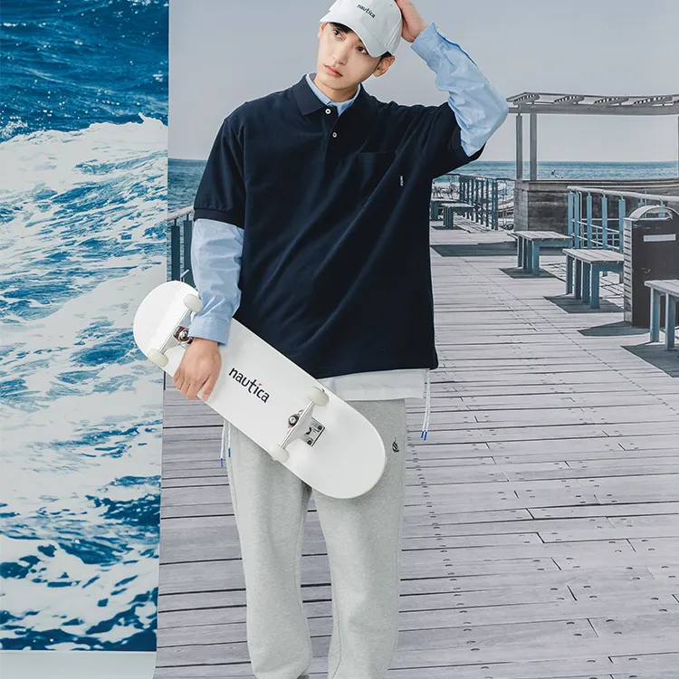 Nautica White Sail Nautica White Sail SS22 Polo Shirts Unisex-2