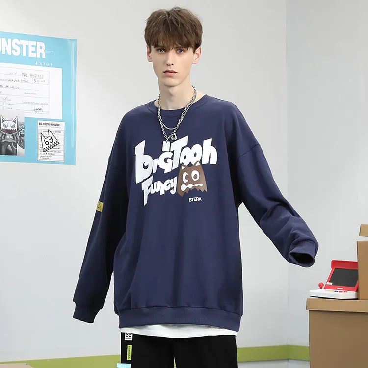 Bt Crew Neck Loose Fit Regular Sweatshirt Unisex-9