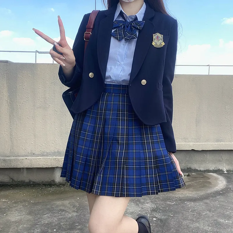 Tokyo Season Casual Short Skirts Women's Green Vine High School Plaid Skirt-19